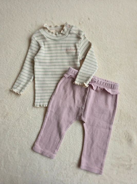 Bess & Name It - Longsleeve + broek setje - preloved