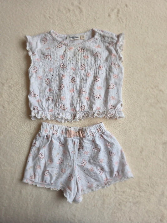 Bakkaboe - Top + short set - preloved