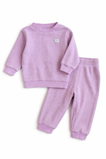 Feetje - wafel pyjama lila - preloved