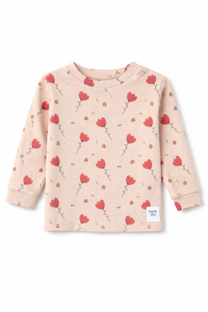 Feetje pyjama - roosjes - preloved