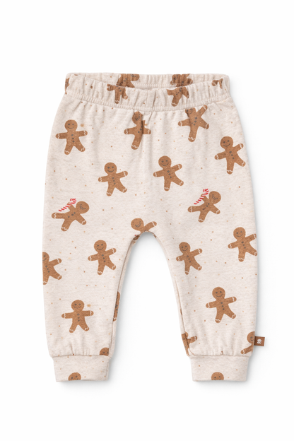 Feetje pyjama - gingerbread - preloved