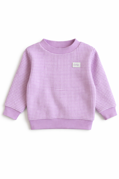 Feetje - wafel pyjama lila - preloved