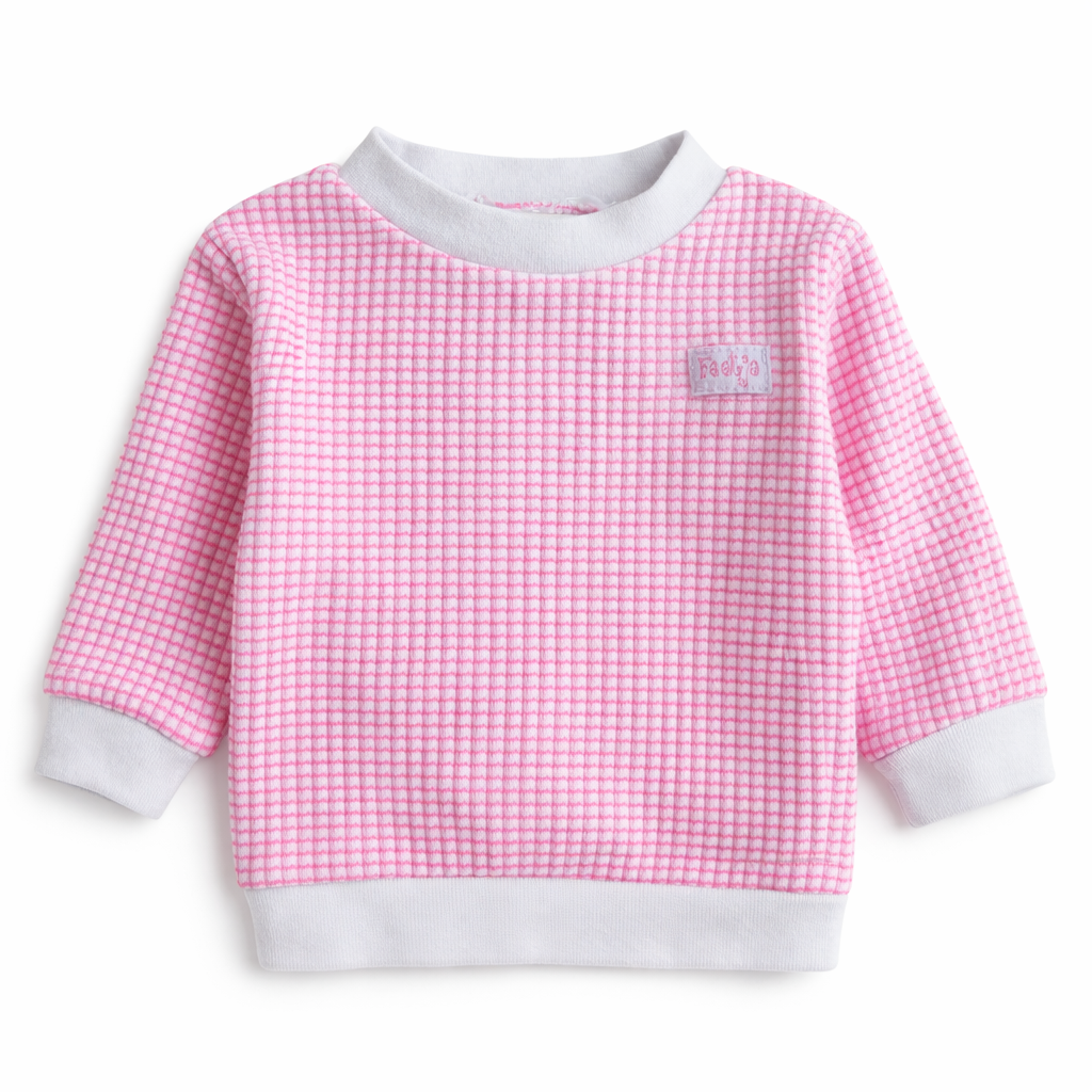 Feetje - wafel pyjama roze - preloved