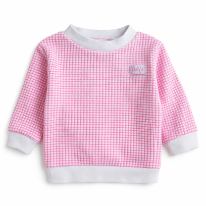 Feetje - wafel pyjama roze - preloved