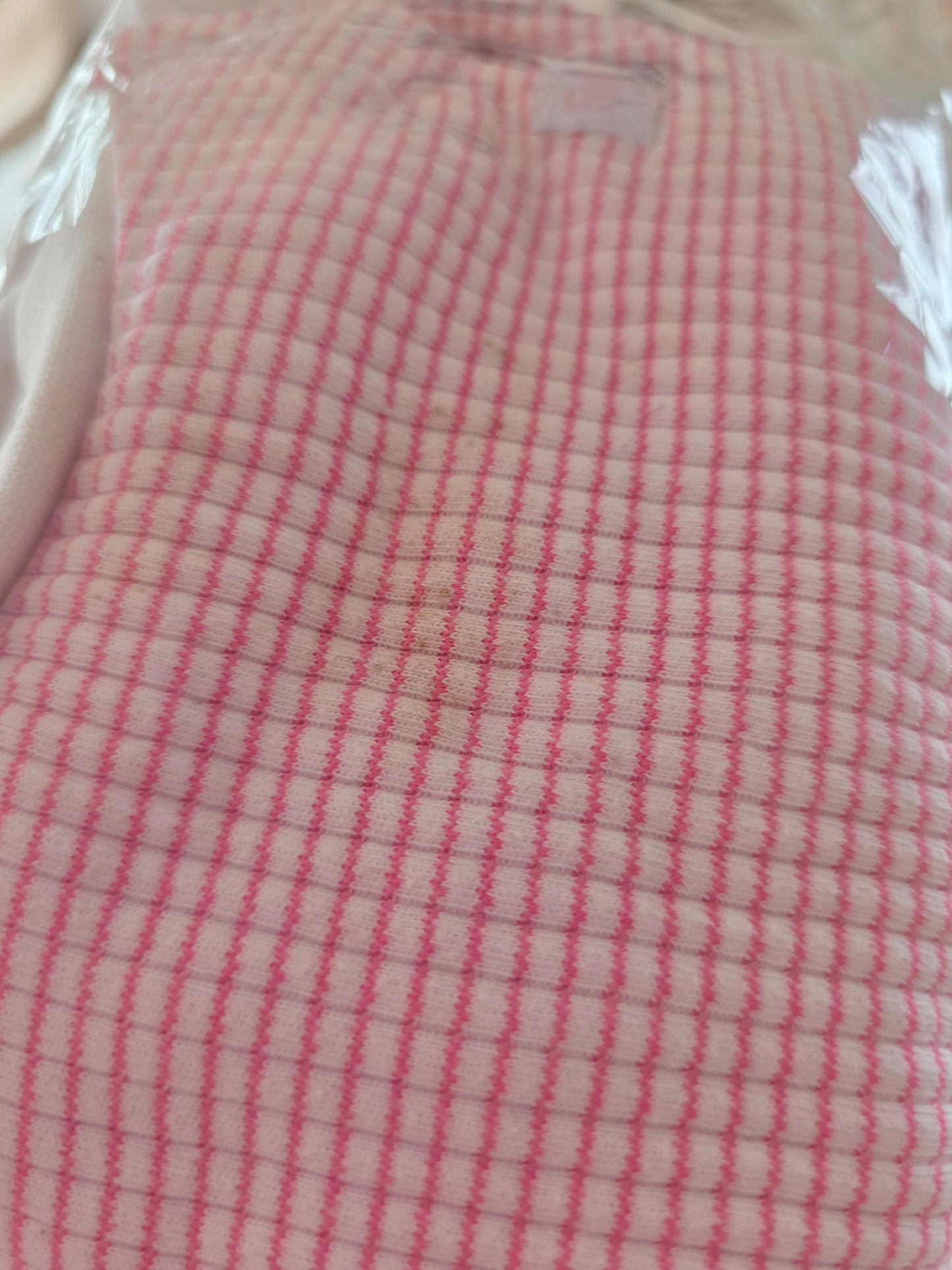 Feetje - wafel pyjama roze - preloved