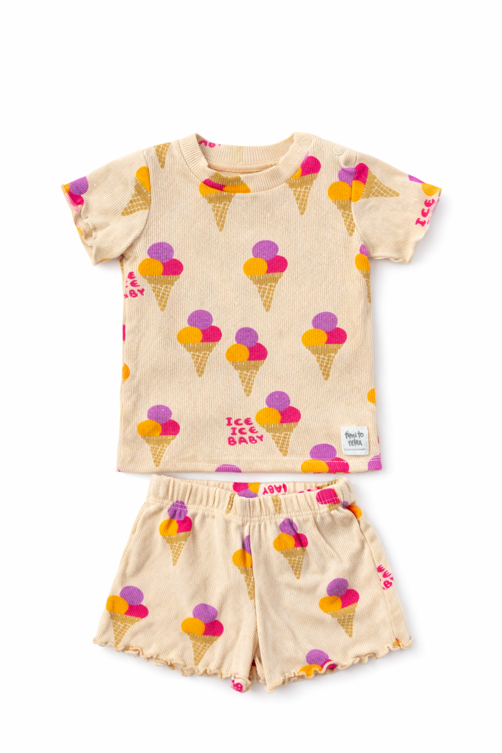 Feetje - zomer pyjama ijsjes - preloved
